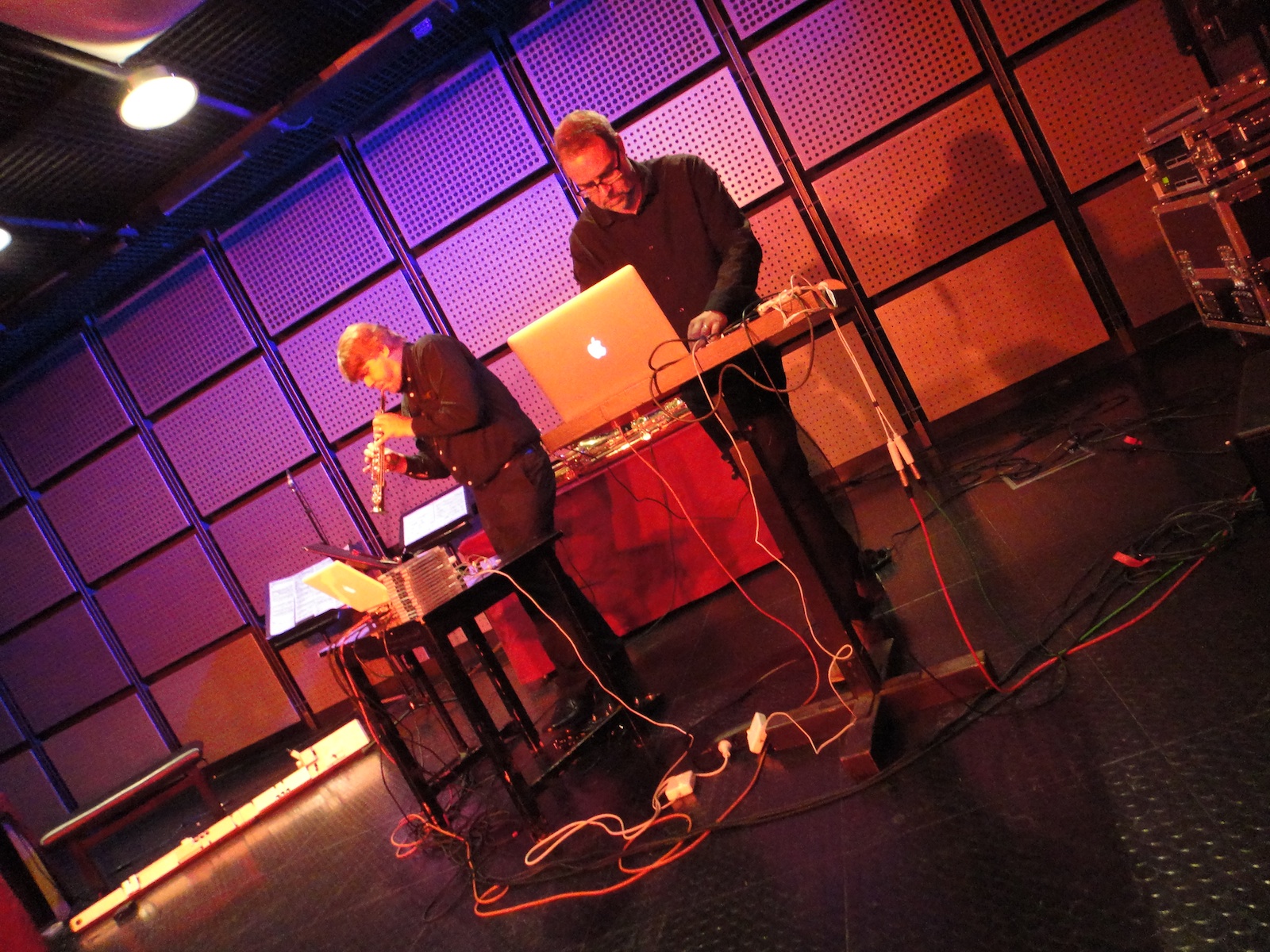 Håkan Lidbo och Jörgen Pettersson på Musikverien.